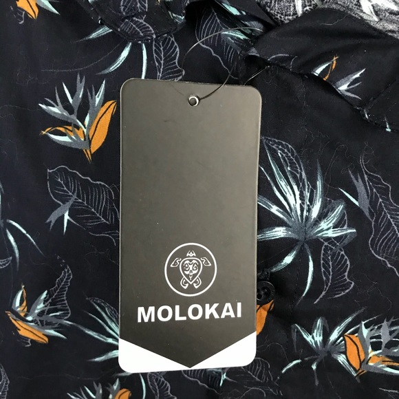 🇺🇸ALS🇺🇸 NWT Molokai Surf Co Hawaiian Shirt XXL - Picture 12 of 16